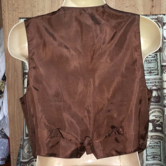 VINTAGE Leather Vest - Picture 2 of 3